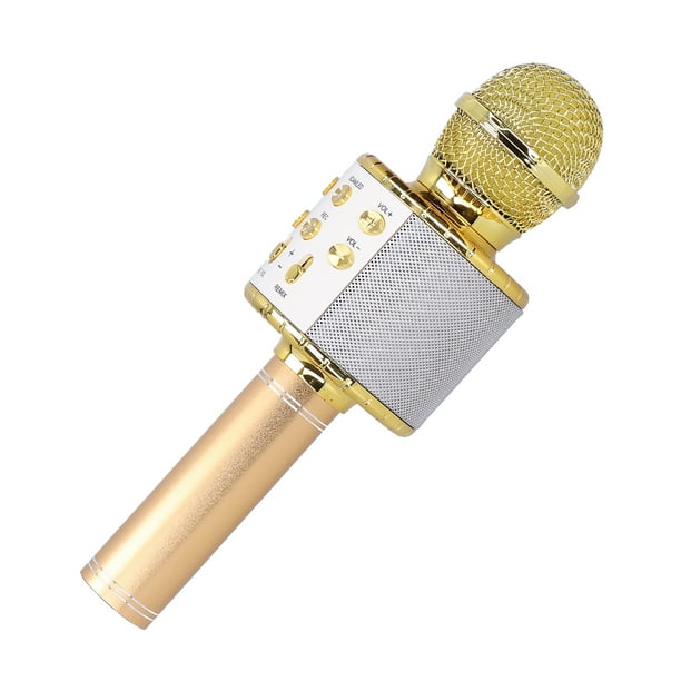 Micrófono inalámbrico, altavoz de micrófono inalámbrico Bluetooth Micrófono Bluetooth Micrófono de karaoke Experiencia incomparable