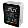 Carbon Dioxide Detector Temperature/Humidity Air Quality Monitor Digital CO2 Meter Formaldehyde Detector Air Analyzer for CO2/HCHO/TVOC Accurate Tester Kit for Home Office Real Time Data
