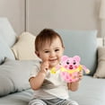 thumbnail image 6 of Nsxcdh Soothe Fitness Soft Rubber Animal Grip Balls Shaking Bell Green Pink 6.3x5.51in Chewing Gentle Sound Multisensory,Toys Christmas Gifts for Grandkids, 6 of 6