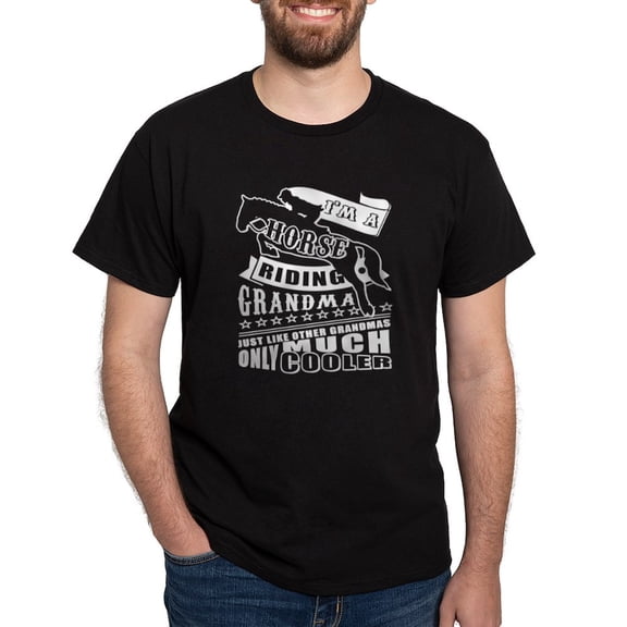 CafePress - I Am A Horse Riding Grandma T Shirt T Shirt - Men's Classic Graphic Cotton T-Shirt