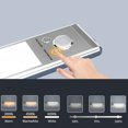 thumbnail image 4 of BotaniNest Rechargeable Motion Sensor Led Lights Motion Sensor Cabinet Light With 3 Color Modes 9.5 Inch Wireless LED Closet Light For Kitchen Pantry Cupboard Counter Areas, 4 of 7