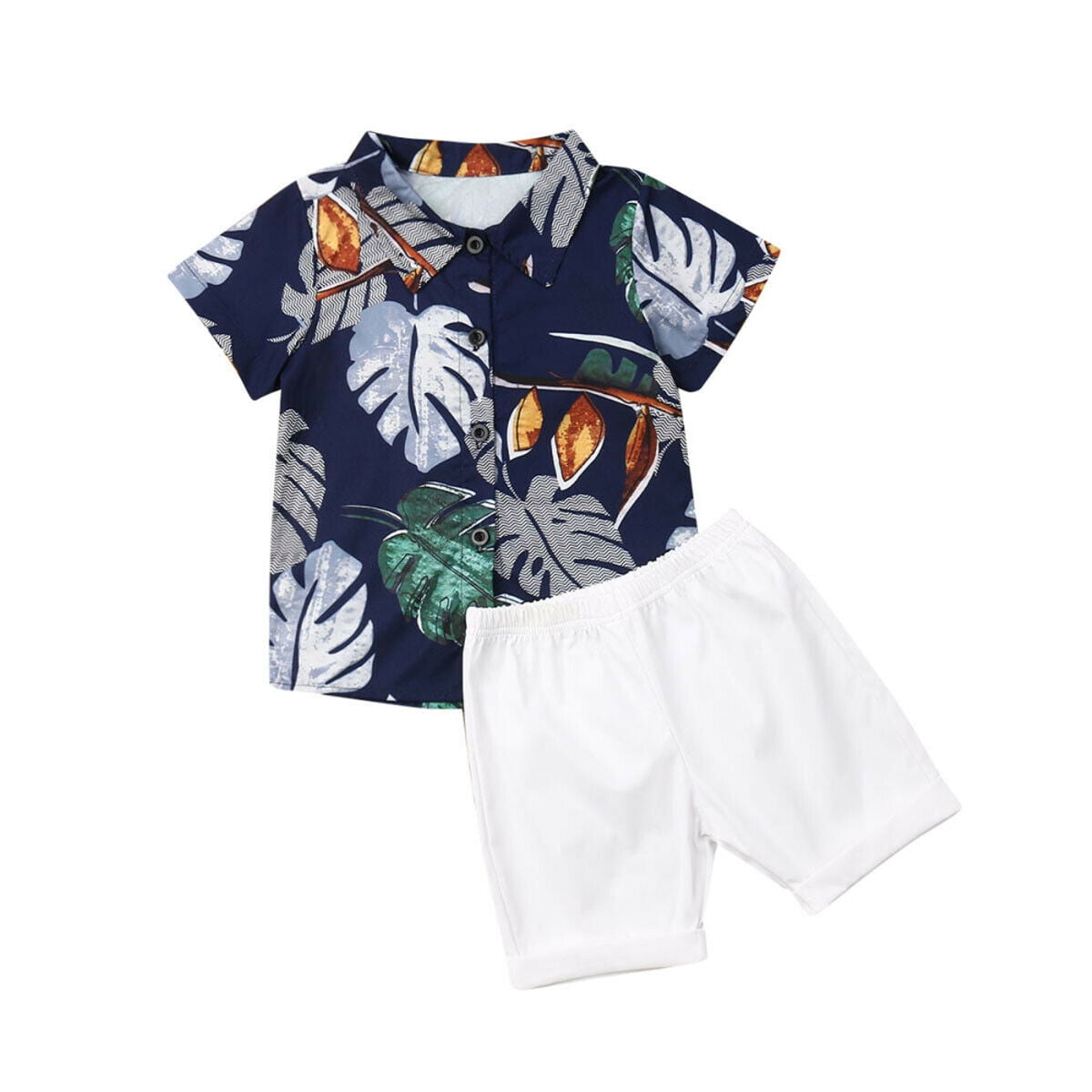 Summer Baby Kids Toddler Boy Clothes Casual T-shirt Tops Shorts Beach ...