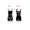 thumbnail image 2 of Women's MeMoi MSM-121X Plus SlimMe Thigh Shaping Bodysuit (Black 2X), 2 of 4
