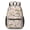 Unicorn and Star Beige Pattern, variant on Unicorn and Star Beige Pattern 17" Waterproof Oxford School Backpacks for Teens, S-Shape Padded Straps, for School, Travel, Hiking, Camping
