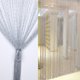 thumbnail image 3 of 1*2m Cifrado Flash Cadena Plata Cortina Puerta Ventana (Gris), 3 of 9
