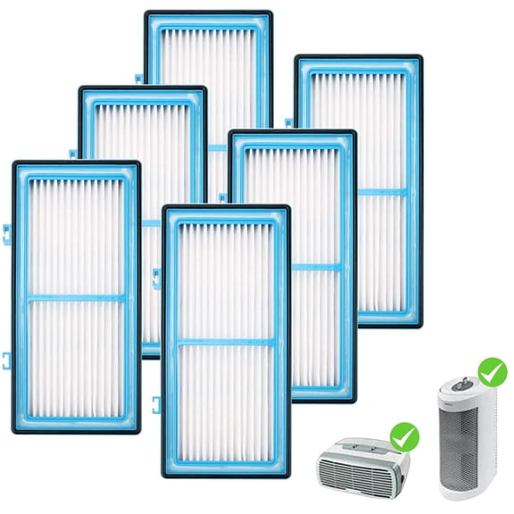 FREEGRIN Aer1 HEPA Replacement Filters, Compatible with Holmes Total Air Purifier,Replacement Parts # HAPF300AH-U4R, HAP242-NUC-6 Packs