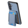 thumbnail image 3 of For Samsung Galaxy S25 Case with Card Holder Kickstand Leather Back Cover - Blue, 3 of 5
