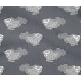 thumbnail image 4 of oneOone Cotton Flex Fabric Fish Block Decor Fabric Printed BTY 40 Inch Wide, 4 of 4