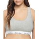 thumbnail image 1 of Bralette Calvin Klein moderno de algodón sin forro gris jaspeado 3X, 1 of 1
