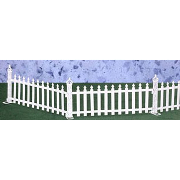 Dollhouse White Picket Fence 6pc Walmart Com Walmart Com
