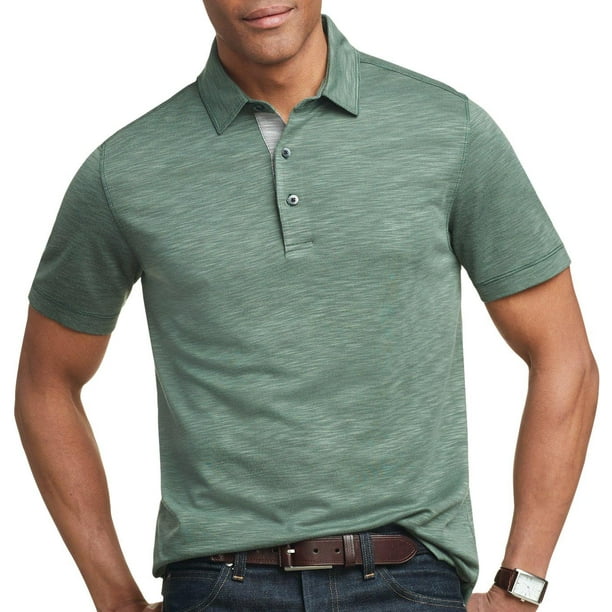 Van Heusen Van Heusen Mens Solid Air Short Sleeve Polo Shirt