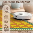 thumbnail image 6 of Design&I 9'x12' Washable Area Rug Giant Skid-Resistant Funky Grid Motif Vintage Border Bold Retro Stripe Fruit Banana Flowing Dynamic for Great Room, Large Living, 6 of 7