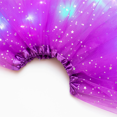 thumbnail image 2 of Femmes Stars Sequin Tutu LED Néons Coloré Danse Partie Courte Robe Tutu Jupes, Violet, 2 of 10