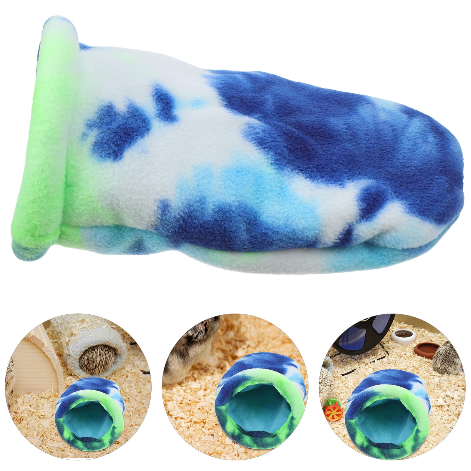 LOLIPPYY Soft Plush Sleeping Pouch for Small Pets - Cozy Hamster, Bunny, and Chinchilla Cage Accessory