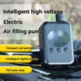 thumbnail image 3 of Minibomba Eléctrica Portátil para Bicicleta con Manómetro Digital PSI para Inflar Neumáticos de Motocicleta y Bicicleta de Carretera., 3 of 5