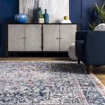 thumbnail image 4 of nuLOOM Lilah Medallion Vintage Area Rug, 8' x 10', Blue, 4 of 4