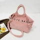 thumbnail image 5 of Bolsa De Lona 1 Pcs bolso de pana de gran capacidad, ligero casual de hombro, en rosa con correa ajustable y bolsillos con cremallera para trabajo o viaje, 16,9x12,2x4,3" JASKFLY, 5 of 7