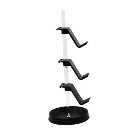 Colcolo 3 Tier Game Controller Holder Gaming Headset Stable Base Desktop Rotatable Space Black