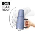 thumbnail image 3 of Modern 40oz Tumbler– Stainless Steel Insulated Tumbler with Handle and Straw, Large Capacity Travel Cup for Hot & Cold Drinks, 3 of 7