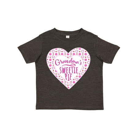 

Inktastic Grandma s Sweetie Pie with Pink Hearts Gift Toddler Boy or Toddler Girl T-Shirt