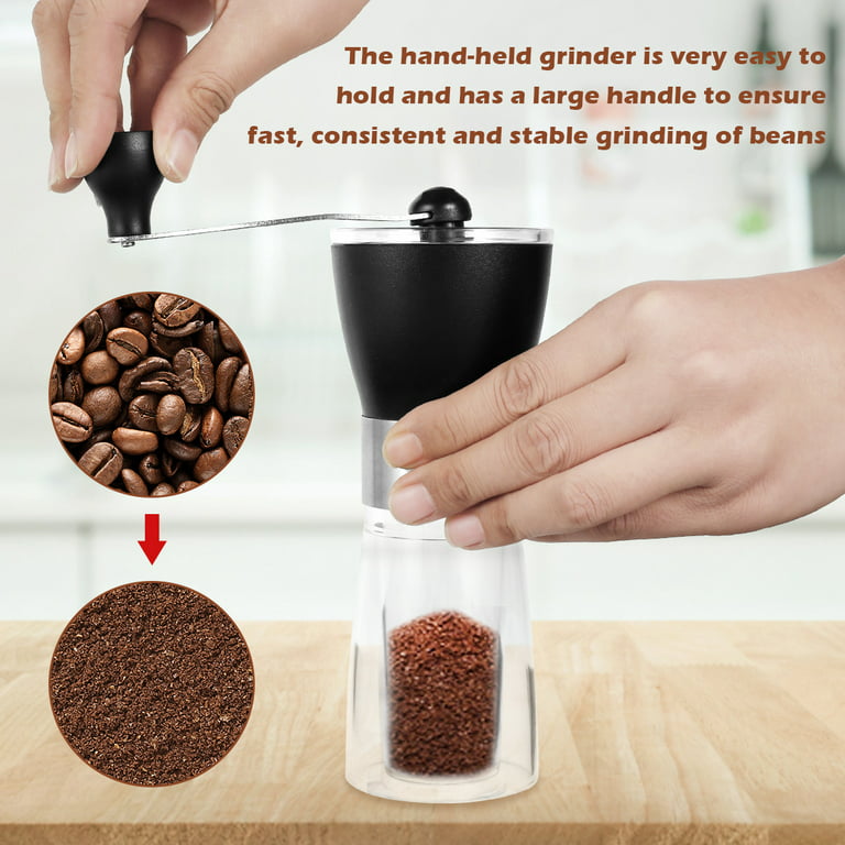  Coffee Grinder,Hand-Cranked Manual Mini Coffee Bean Grinding  Machine Household Kitchen Tools Grinder Hand Roller Classic Coffee : Home &  Kitchen