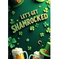 thumbnail image 3 of St Patricks Day Decoration Shamrock Beer Mug Green Hat Backdrop Banner Party Supplies Photography Props Festive Celebrations Bar Decor Holiday Fun, 3 of 7