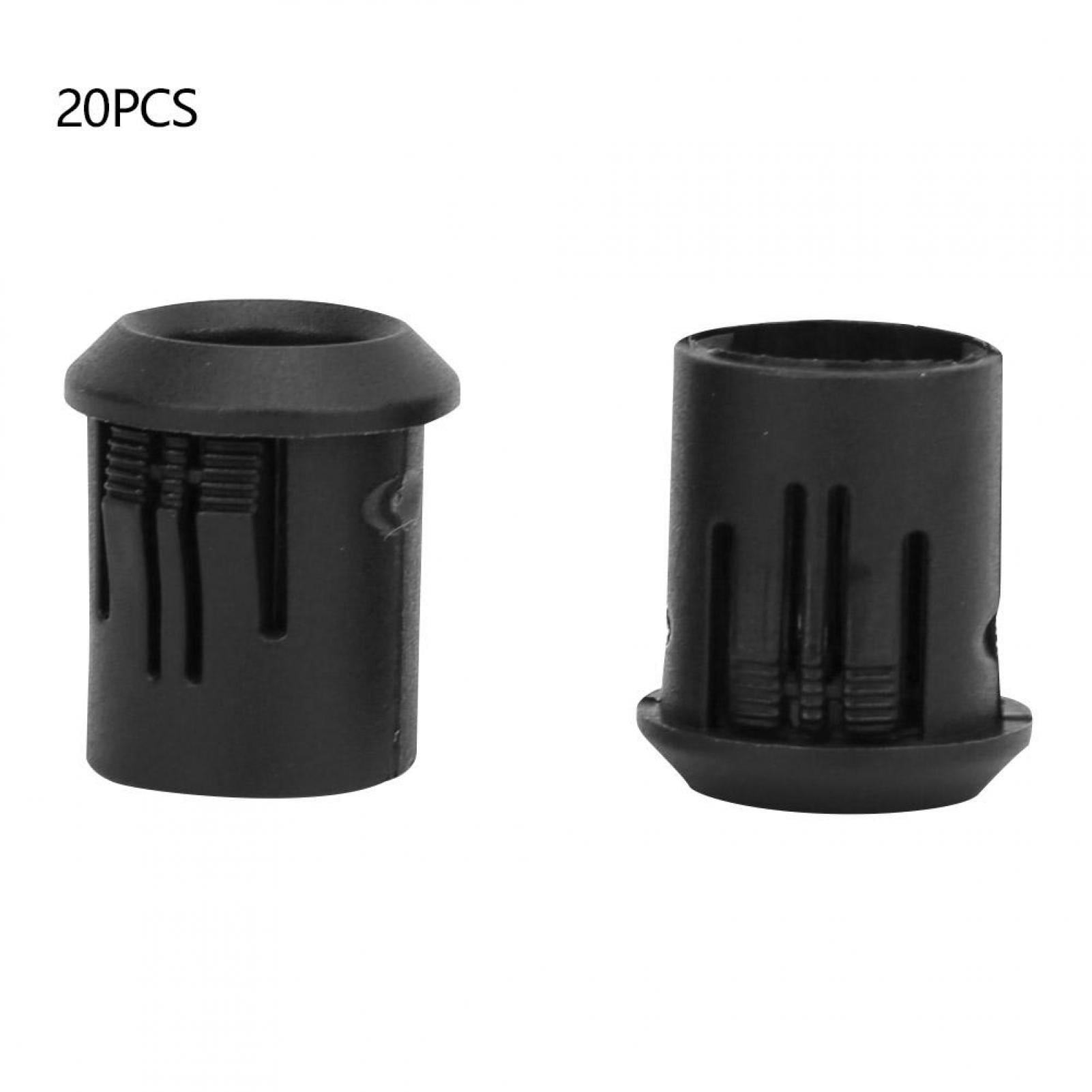 20PCS 3/5/8/10mm LED Plastic Lamp LED Diode Holder Black Clip Bezel Mount