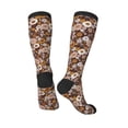 thumbnail image 5 of Lsque Sunflowers Printed Crew Socks Men's Women's LightWeight Thin Casual Calf Socks ,Knee High Socks,Cotton Socks, 5 of 9