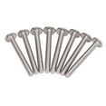 thumbnail image 4 of Flanged Button Head Screws Kit, Chemical Prevention A2-70 Stainless Steel Buttons Heads Socket   Wider Bearing  Perfect Look  For Construction, 4 of 8