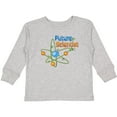 thumbnail image 3 of Inktastic Future Scientist with Atom Boys or Girls Long Sleeve Toddler T-Shirt, 3 of 5
