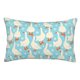 thumbnail image 1 of Fotbe White Geese and Flower Funda de Almohada Decorativa Estilo Occidental, Lujo en Algodón, Fundas para Almohadas King, Cojín Estampado para Decoración del Hogar-16"x24", 1 of 6