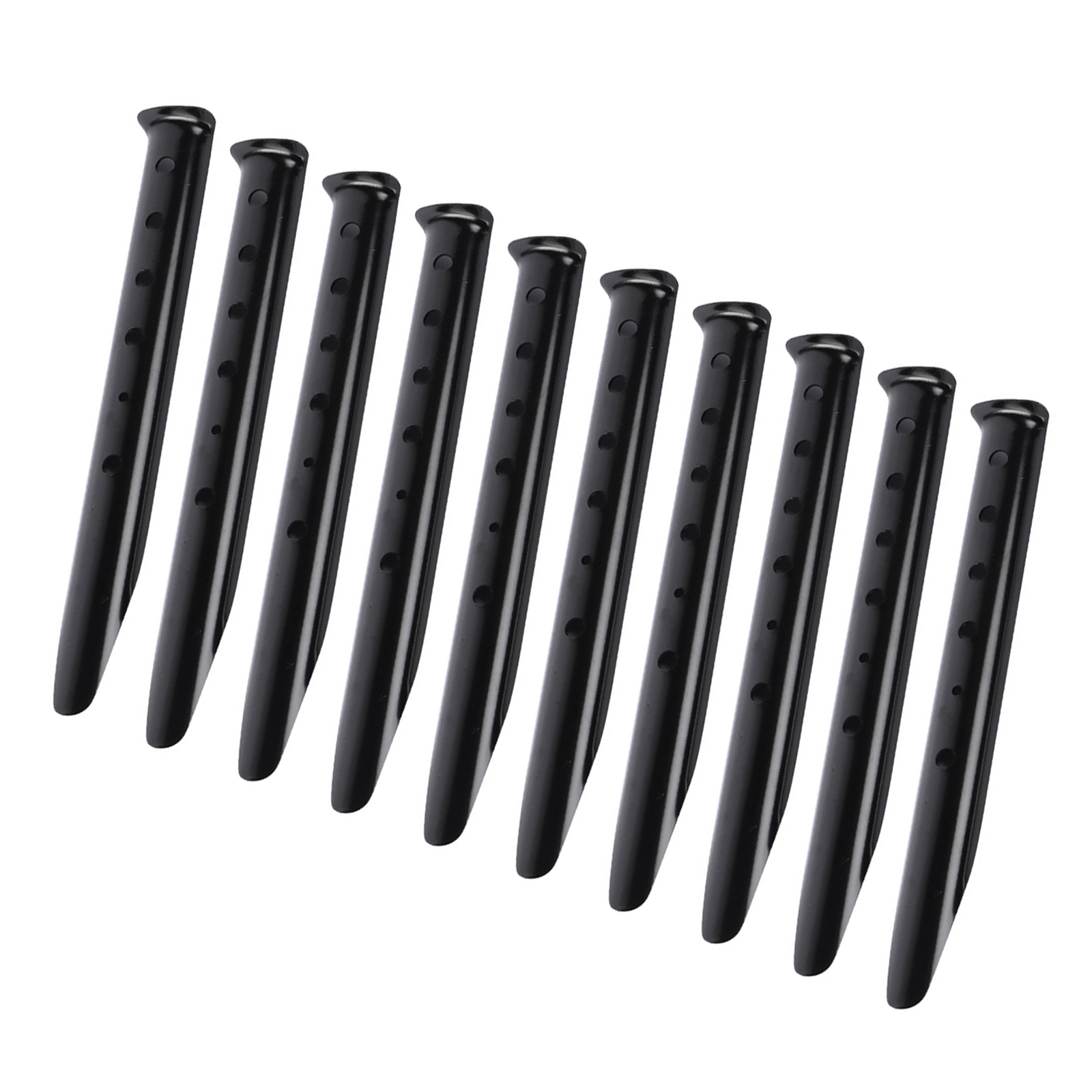 10lots Winds Resistant Stakes Portables Tent Pegs Multifunctional Beach Tent Pegs for Camping Travel and Adventure