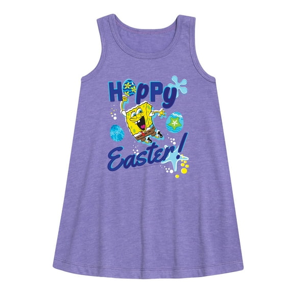 SpongeBob Squarepants - Hoppy Easter - Toddler and Youth Girls A-line Dress