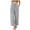 Gray, variant on Women's Summer High Waisted Baggy Pants Casual Below Ankle Length Trouser Slacks with Pockets (Light Gray, S)