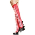 thumbnail image 2 of Angelina Cotton Knee-High Socks with Lace Up Boots Design (6-Pack), 2 of 3