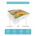 thumbnail image 4 of Twin XL Quilt Bedding Set, Sunflowers Farmhouse Reversible Summer Quilt 3 Pieces, Country Botanical Floral Wooden Lightweight Bedspreads Coverlets with 2 Pillow Shams for All Seasons, 4 of 5
