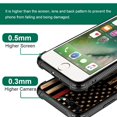 thumbnail image 2 of Funda de teléfono DJSOK compatible con iPhone 8 Plus Thin Red Line, 2 of 6