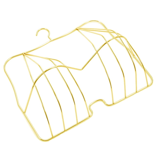 Onizador de sujetadores colgantes multiusos Perfecl Perchero de ropa interior Estante para colgar sujetador dorado