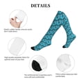 thumbnail image 5 of Lsque Seahorse Pattern Sport Compression Socks for Men & Women 15-20 mmHg Knee High Nurse Pregnant Running Medical and Travel Athletic, 5 of 6