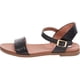 thumbnail image 4 of Sandalia Steve Madden Dina Flat para mujer en piel negra, 4 of 4