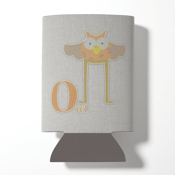 Alphabet O for Owl Can or Bottle Hugger