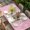 Pink, variant on Beige Cute Cat Table Cloths for 5 Foot Rectangle Tables, Cartoon Funny Heater Cats Patio Waterproof Elastic Fitted Tablecloths, Washable Rectangular Table Cover for Camping