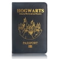 thumbnail image 2 of Funda para pasaporte con patrón Funda protectora de cuero PU para pasaporte Funda para múltiples tarjetas Funda para pasaporte de viaje, 2 of 6