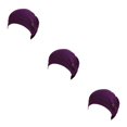 thumbnail image 2 of Guardurnaity Turbante musulmán Bouffant Caps Botones Elástico Hijab Sombrero Transpirable Chemo Head Wrap Accesorios Headwear deep purple Type1 NO1, 2 of 6