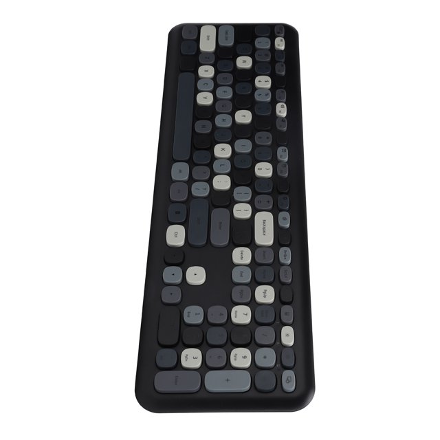Accesorio Teclado Inalámbrico Matón Conjunto 2.4G Inalámbrico 110 Teclas Teclado Mouse Computer Adcesygris Noir