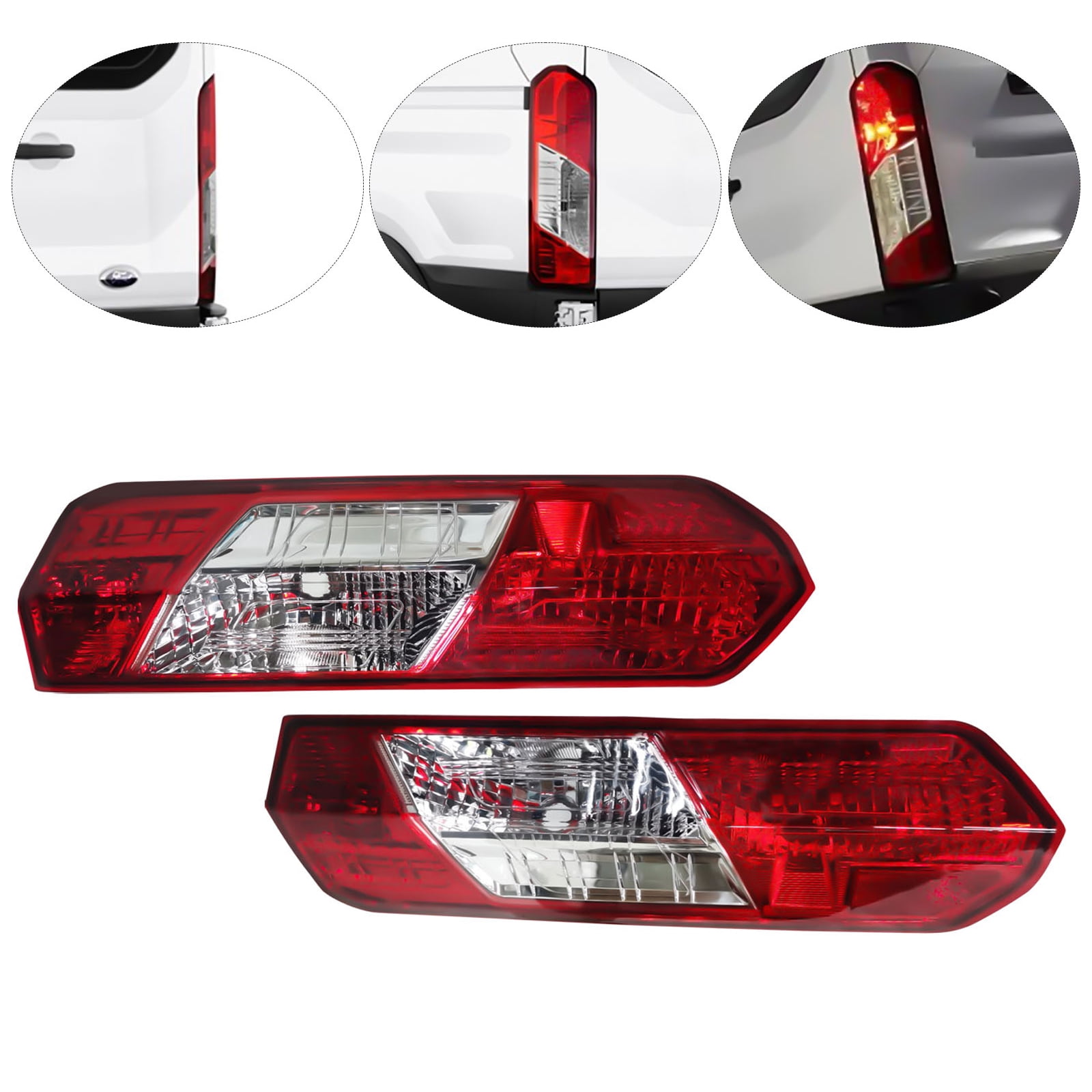 YIYIBYUS 1 Pair Tail Light for Ford Transit T150 T250 T350 15 2016