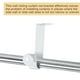 thumbnail image 5 of Soporte de cortina de montaje en techo de 3 piezas, soporte para cortinas para varilla de 1 pulgada, blanco, 5 of 7