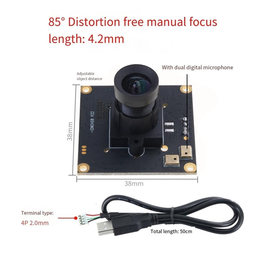 YIGSECU 4K Webcam with IMX577 Sensoring Camera Module 3840x3040 Resolution at 30FPS for Video Conferencing and Online Education