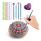 thumbnail image 4 of Paquete de 36 plantillas de herramientas de punteado de mandala con bolsas de almacenamiento con cremallera para pintar petroglifos, manualidades para niños, suministros para decoración de uñas Zhivalor LH-0641, 4 of 4