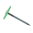 thumbnail image 1 of 100 Pack 2" Green Plastic Top Spiral Nails, 1 of 1